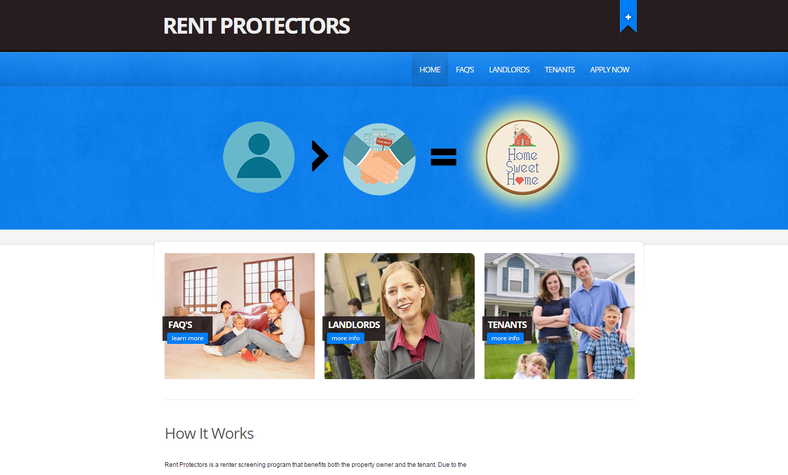 Rent Protectors Website